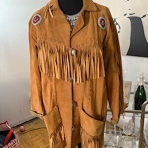 Suede Fringe Western Jacket